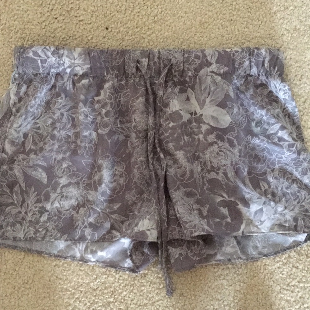 Medium grey floral shorts
